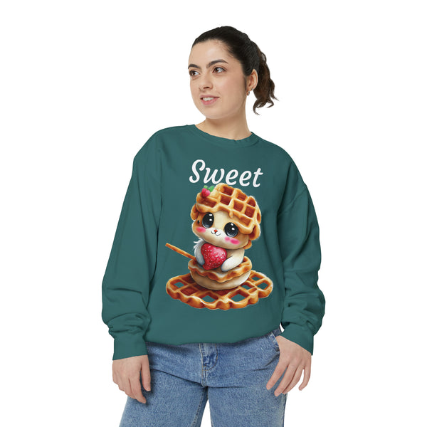 Sweet Unisex Garment-Dyed Sweatshirt