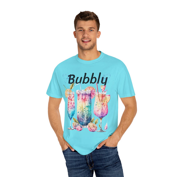 Bubbly Plus Size Woman Garment-Dyed T-shirt