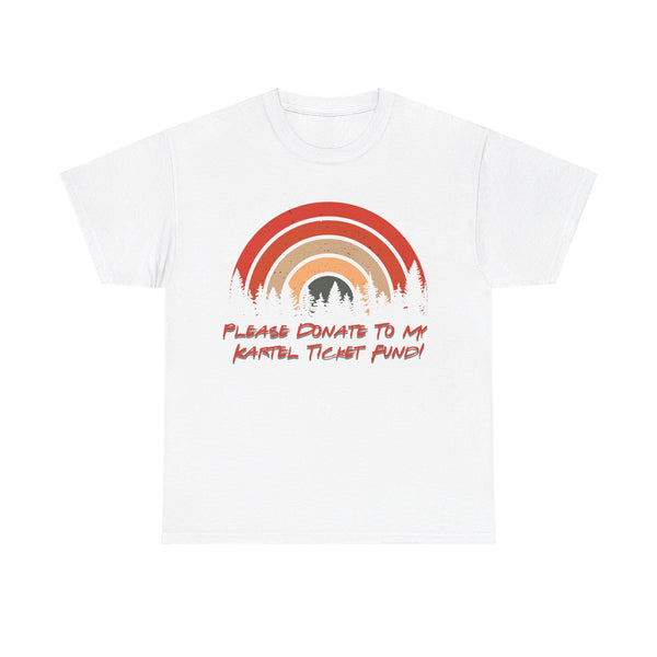 Donate To My Vybz Kartel Ticket Funds  Woman's Heavy Cotton Tee