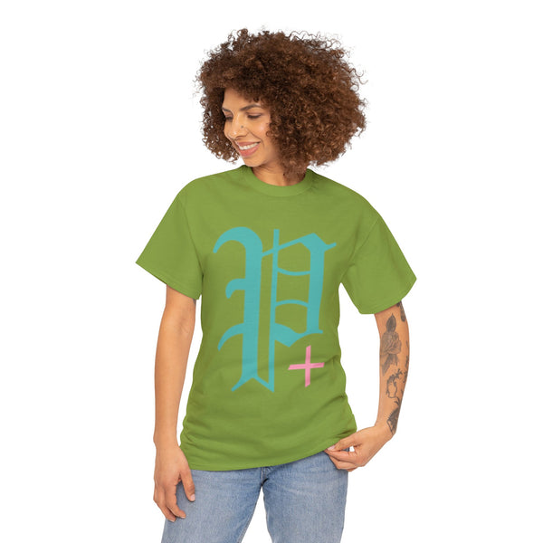 "Plus All Over" Plus Size Women Heavy Cotton Tee T-shirt