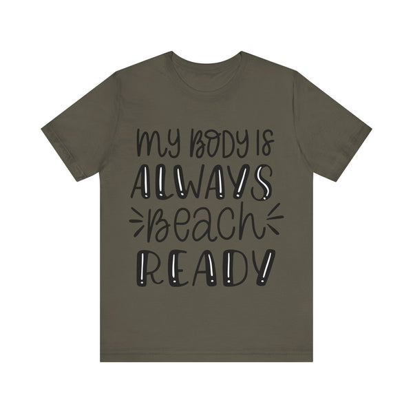 "Body Positivity" Quotes Plus Size Woman Jersey Short Sleeve Tee T-Shirt