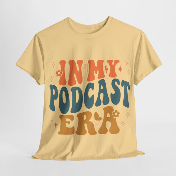 Im in my Podcast Era Plus Size Woman Heavy Cotton Tee