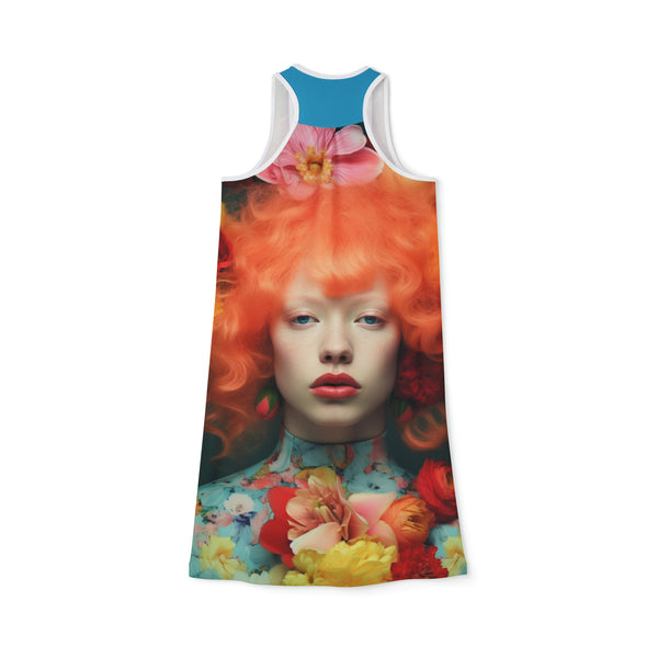 Orange Women's Racerback Sleeveless Dress