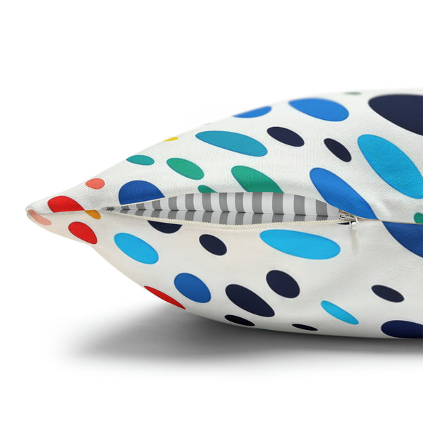 Spawn Polka Dots Spun Polyester Square Pillowcase