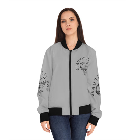 "Embrace Your Flaw, You are Beautiful" Women's Bomber Jacket