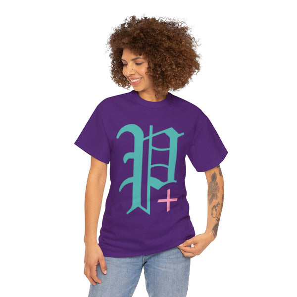 "Plus All Over" Plus Size Women Heavy Cotton Tee T-shirt