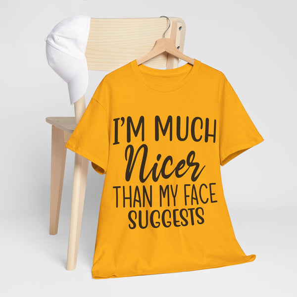 "Funny Saying" Plus Size Women Heavy Cotton Tee T-Shirt