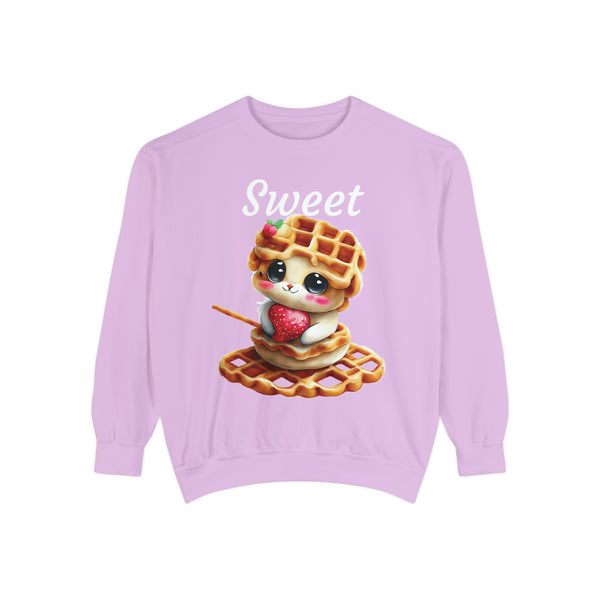 Sweet Unisex Garment-Dyed Sweatshirt
