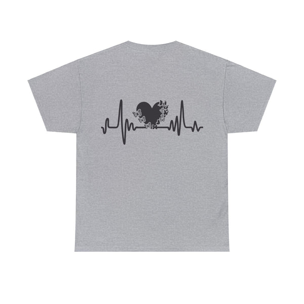 "Boobs the proof that Men Can Focus On Two Things at Once" Plus Size Women Heavy Cotton Tee