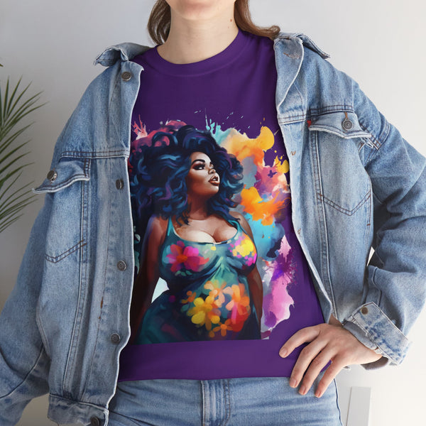 Empress Plus Size Women Heavy Cotton Tee