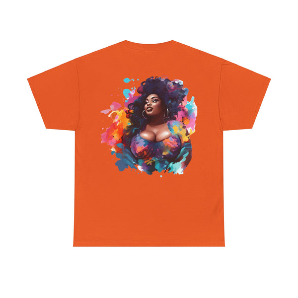 Anyone can Drive, Not handle Curves Plus Size Women Heavy Cotton Tee