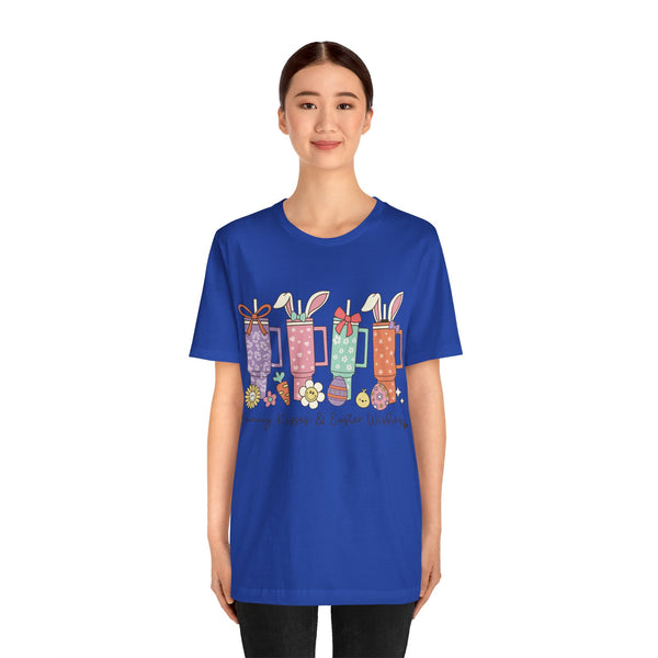 Happy Easter Plus Size Woman Jersey Short Sleeve Tee T-Shirt