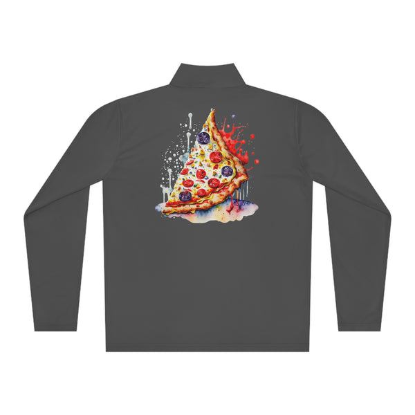 Pizza Woman Quarter-Zip Active Pullover
