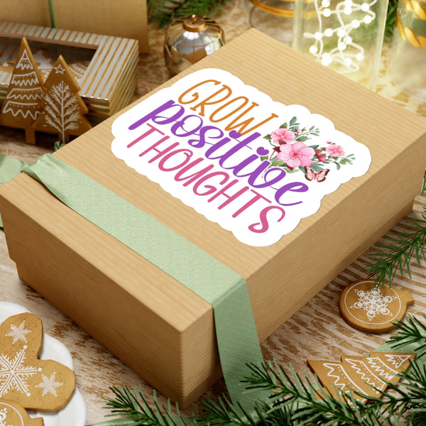 Grow Positive Thoughts Kiss-Cut Stickers
