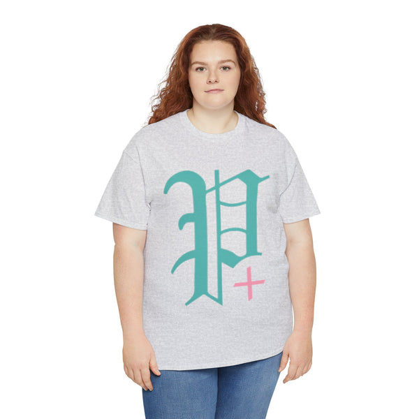 "Plus All Over" Plus Size Women Heavy Cotton Tee T-shirt