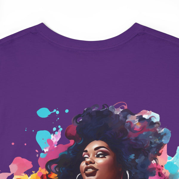 Anyone can Drive, Not handle Curves Plus Size Women Heavy Cotton Tee