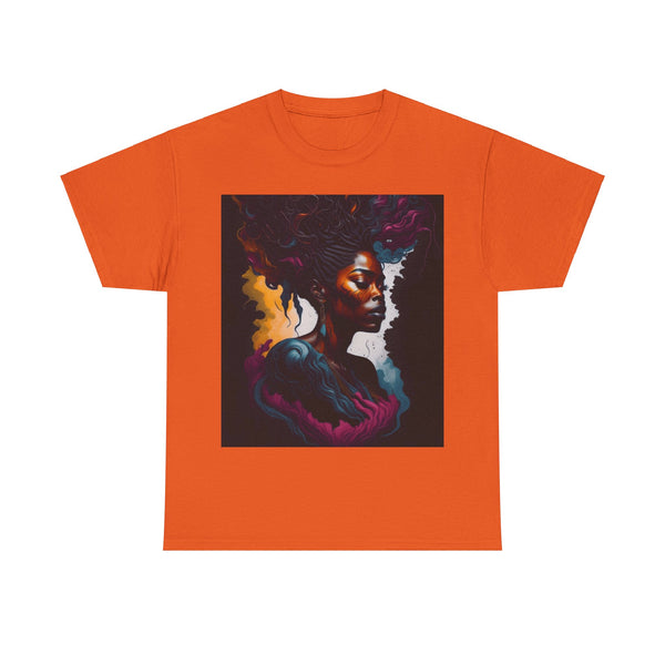 "Black Women" Woman Crewneck T-Shirt: Focus on the Good - Unisex Heavy Cotton Tee
