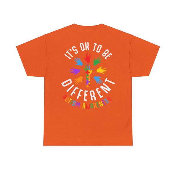 Autism Awareness "Be Kind" Plus Size Women Heavy Cotton Tee