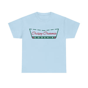 "Crispy Cream" Woman Crewneck T-Shirt: Focus on the Good - Unisex Heavy Cotton Tee