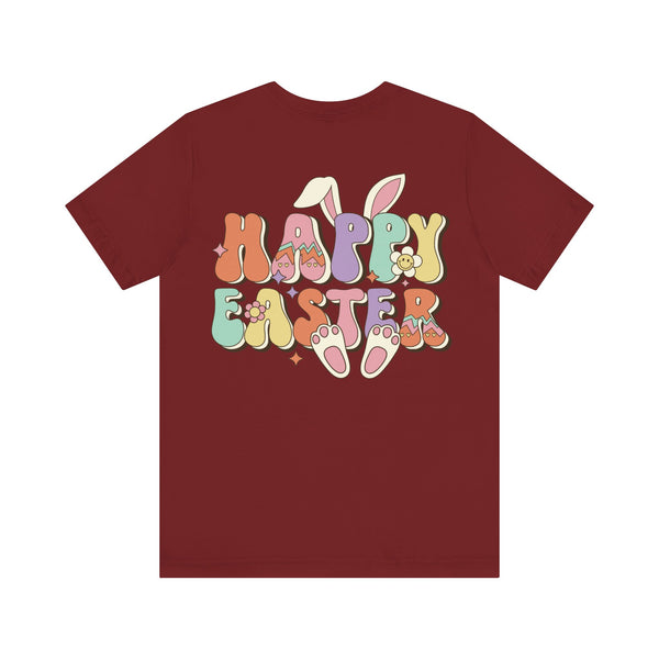 Happy Easter Plus Size Woman Jersey Short Sleeve Tee T-Shirt