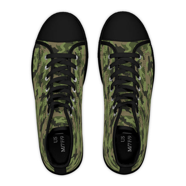 Camo Women's High Top Sneakers