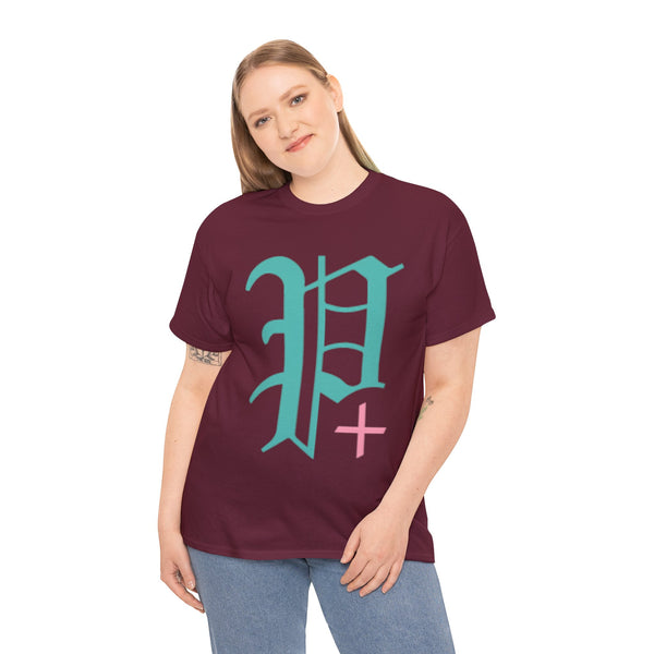 "Plus All Over" Plus Size Women Heavy Cotton Tee T-shirt