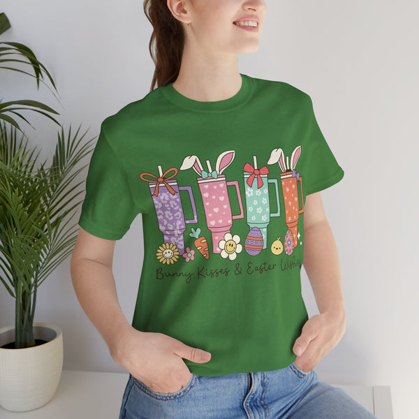 Happy Easter Plus Size Woman Jersey Short Sleeve Tee T-Shirt