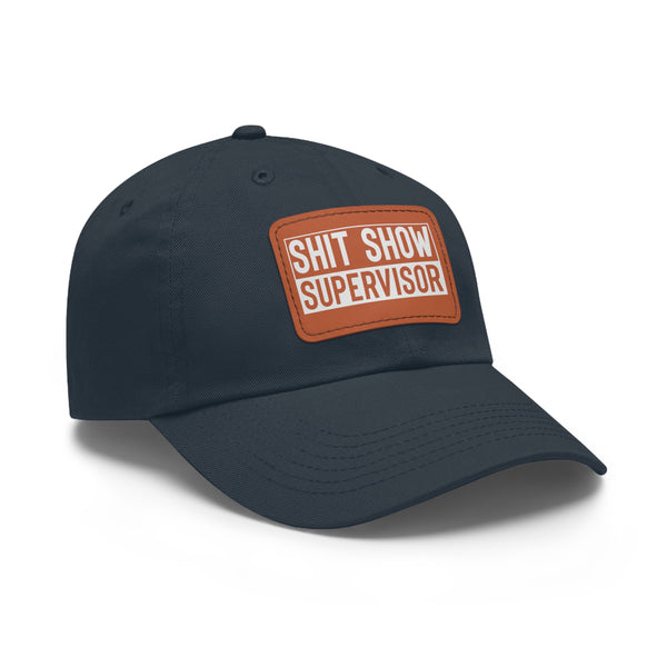 Sh*t Show Supervisor Ladies Hat with Leather Patch