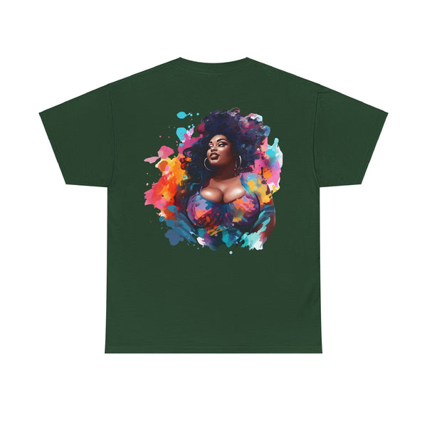 Anyone can Drive, Not handle Curves Plus Size Women Heavy Cotton Tee