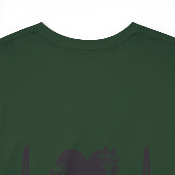 "Boobs the proof that Men Can Focus On Two Things at Once" Plus Size Women Heavy Cotton Tee