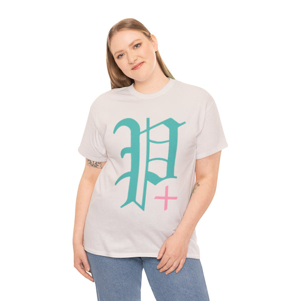"Plus All Over" Plus Size Women Heavy Cotton Tee T-shirt