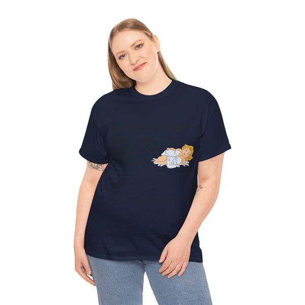 Why Big Girls Plus Size Women Heavy Cotton Tee