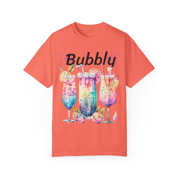 Bubbly Plus Size Woman Garment-Dyed T-shirt