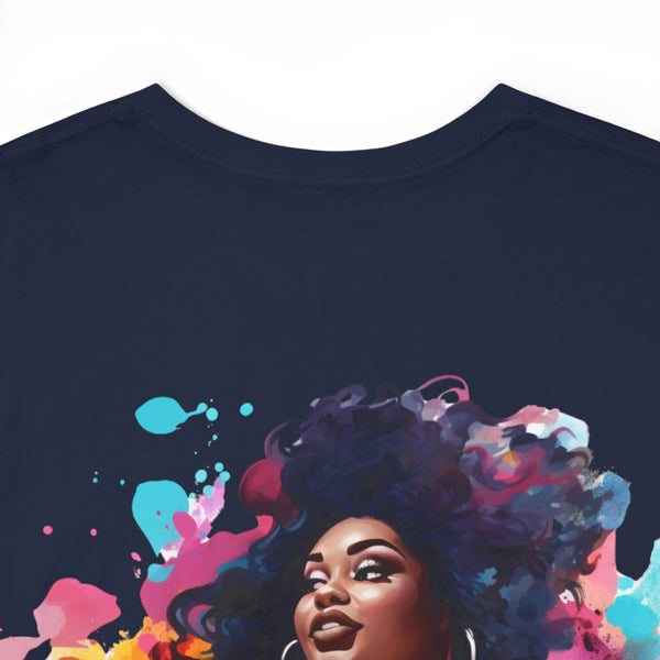 Anyone can Drive, Not handle Curves Plus Size Women Heavy Cotton Tee