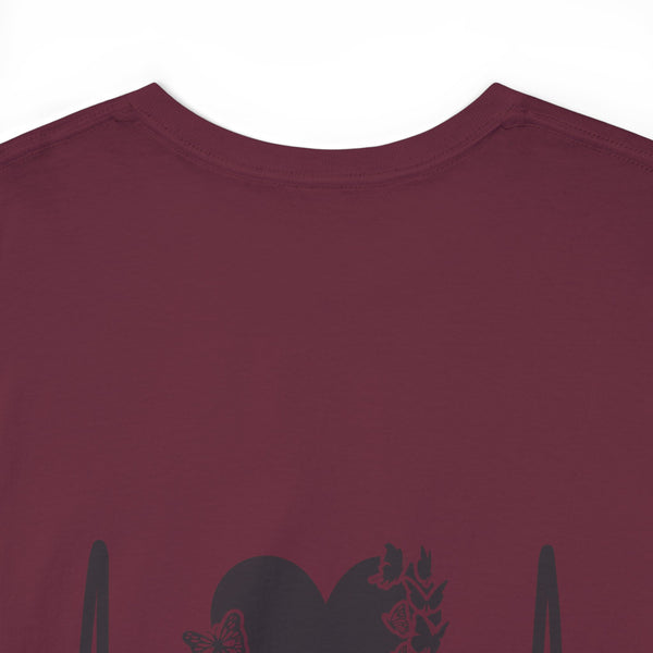 "Boobs the proof that Men Can Focus On Two Things at Once" Plus Size Women Heavy Cotton Tee