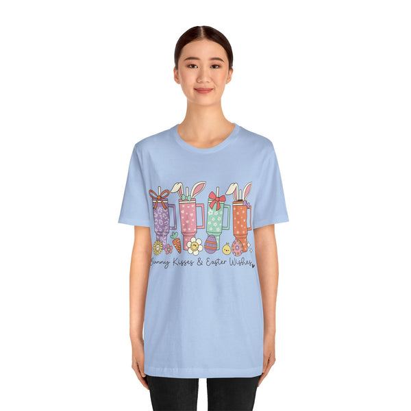 Happy Easter Plus Size Woman Jersey Short Sleeve Tee T-Shirt