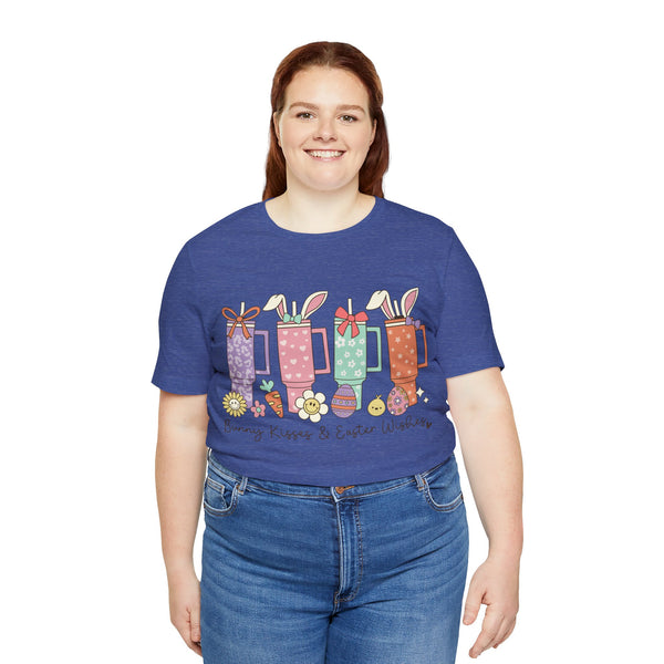 Happy Easter Plus Size Woman Jersey Short Sleeve Tee T-Shirt