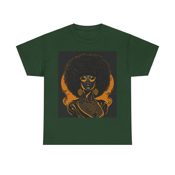 "Black Women" Woman Crewneck T-Shirt: Focus on the Good - Unisex Heavy Cotton Tee
