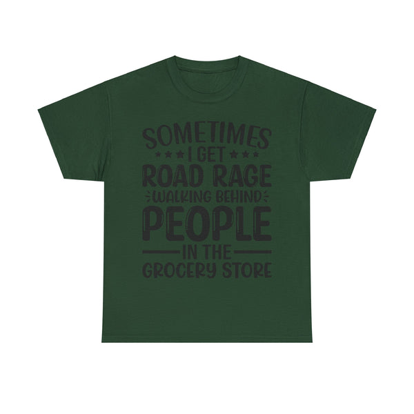 "Sometimes I get Road Rage" Plus Size Women Heavy Cotton Tee