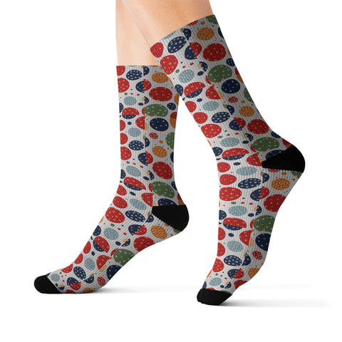 Polka Dots Sublimation Woman Socks