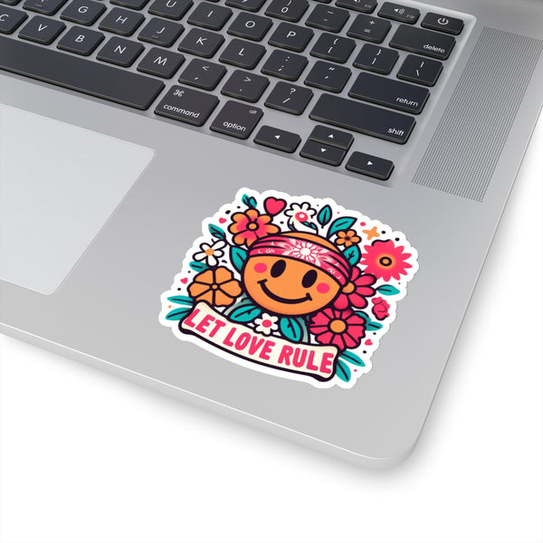Let Love Rule Kiss-Cut Stickers