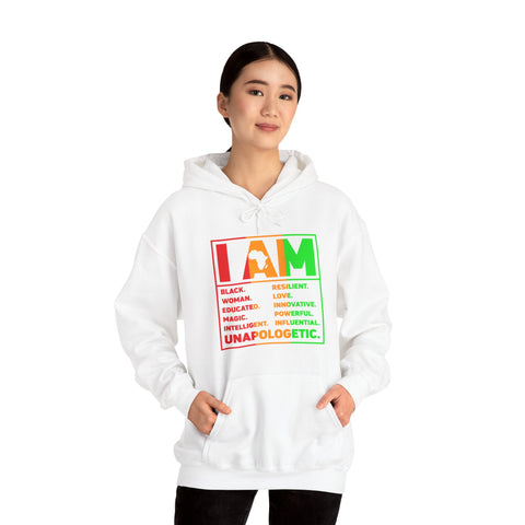 I AM Woman Heavy Blend™ Hooded Sweatshirt
