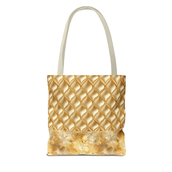 Gold Shimmer Reusable Tote Bag