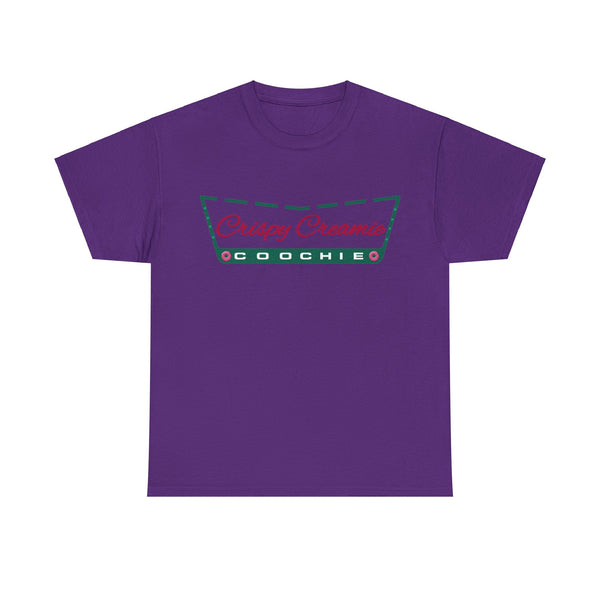 "Crispy Cream" Woman Crewneck T-Shirt: Focus on the Good - Unisex Heavy Cotton Tee