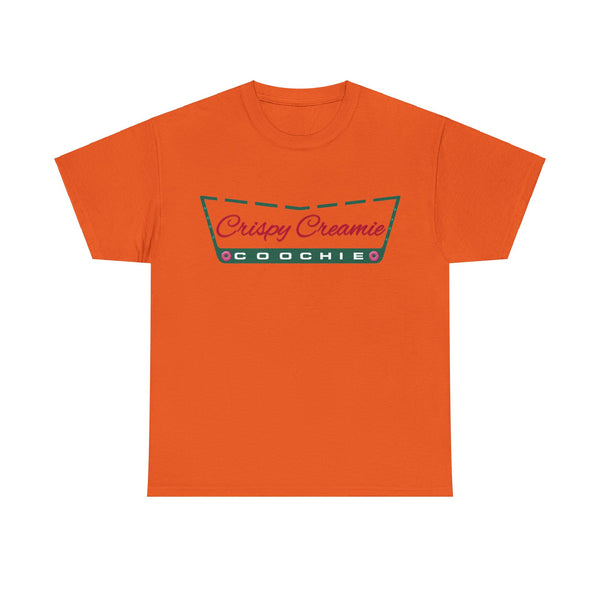 "Crispy Cream" Woman Crewneck T-Shirt: Focus on the Good - Unisex Heavy Cotton Tee