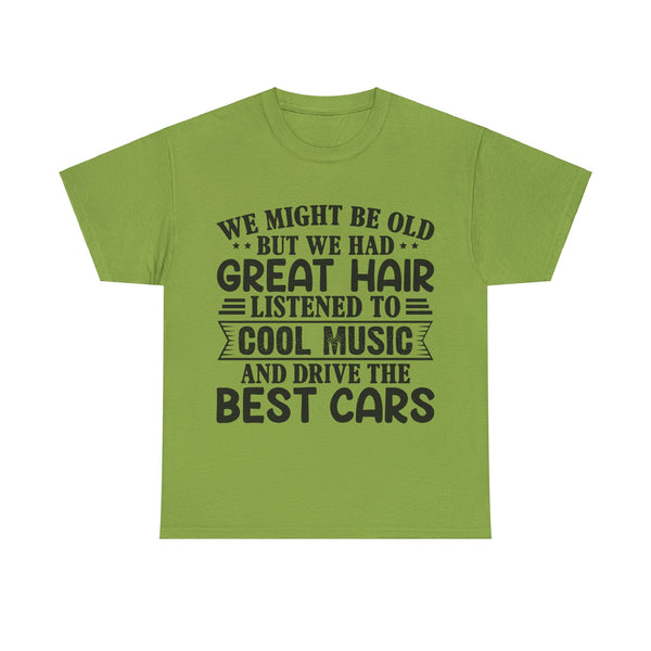 "We Might Be Old" of Empress Plus Size Women Heavy Cotton Tee