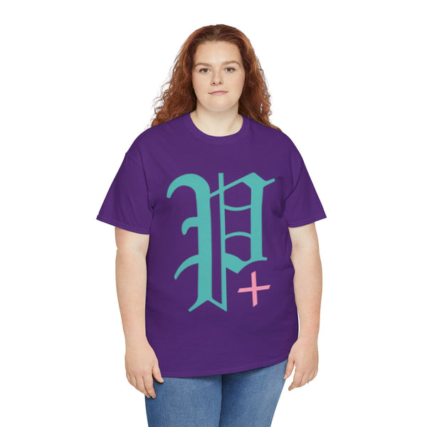 "Plus All Over" Plus Size Women Heavy Cotton Tee T-shirt