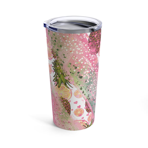 Pink Pineapple Tumbler 20oz Cup