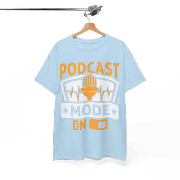Podcast Mode On Plus Size Woman Heavy Cotton Tee