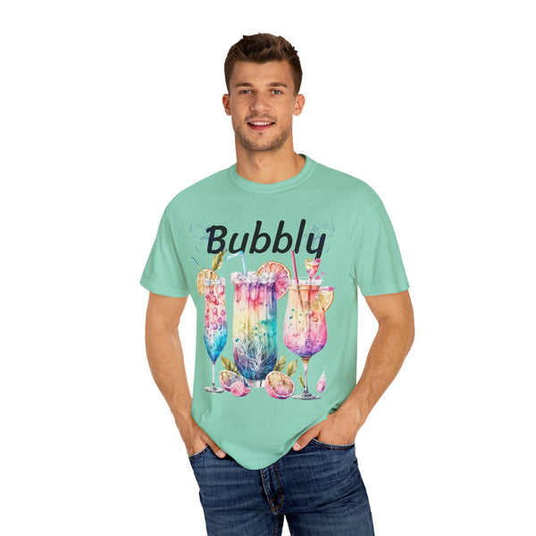 Bubbly Plus Size Woman Garment-Dyed T-shirt